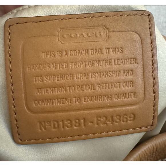 Coach Park Colorblock Brown Leather Hobo Bag 13.5"L x 3"W x 12.5"H Tote F24369 - Picture 14 of 14